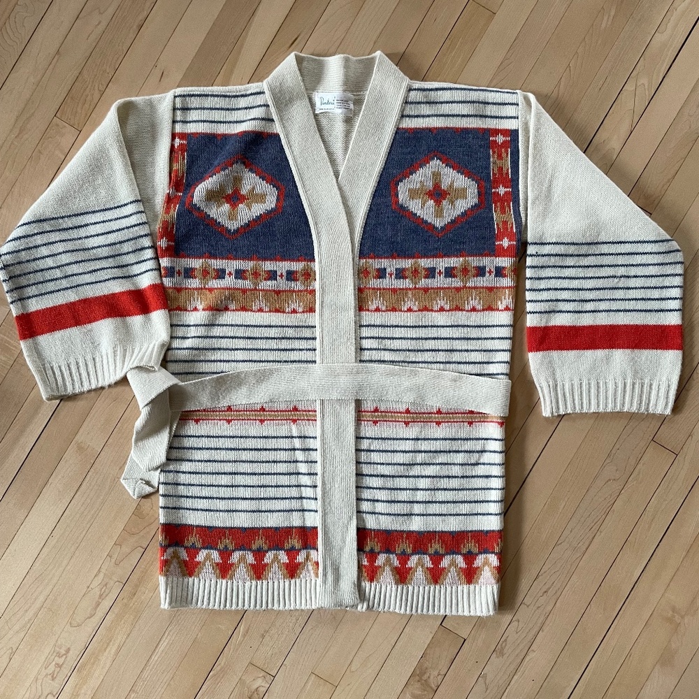 Vintage 1970s wrap sweater - Picture 5 of 8